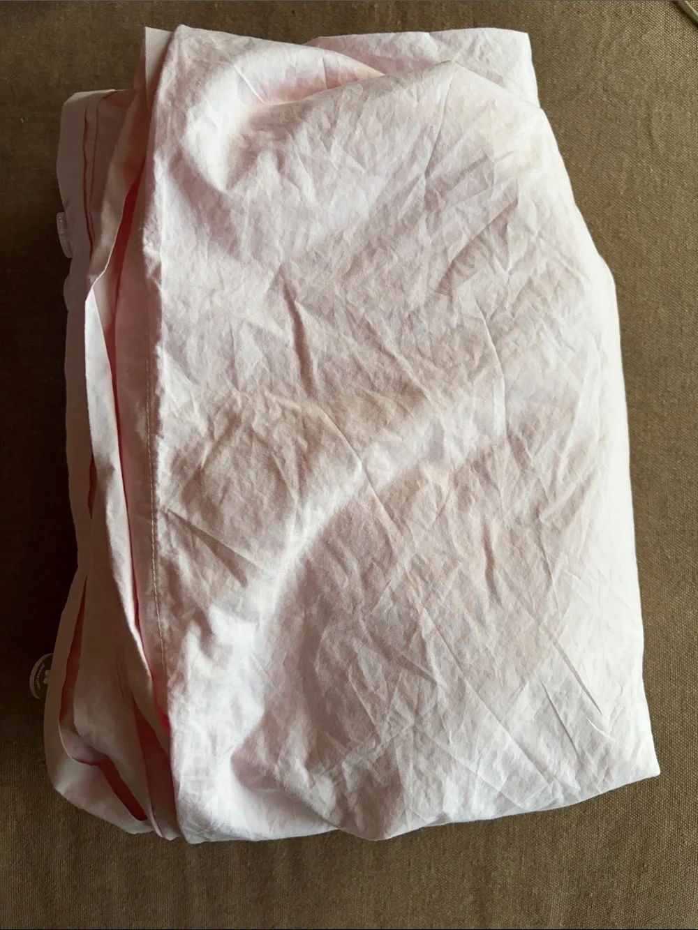 Brooklinen Cotton Duvet Cover in Rose Quartz